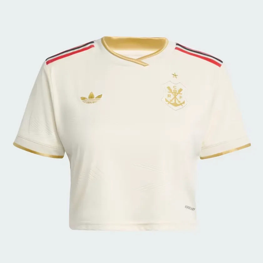 Camisa Feminina Adidas Flamengo 2025/26 III Cropped