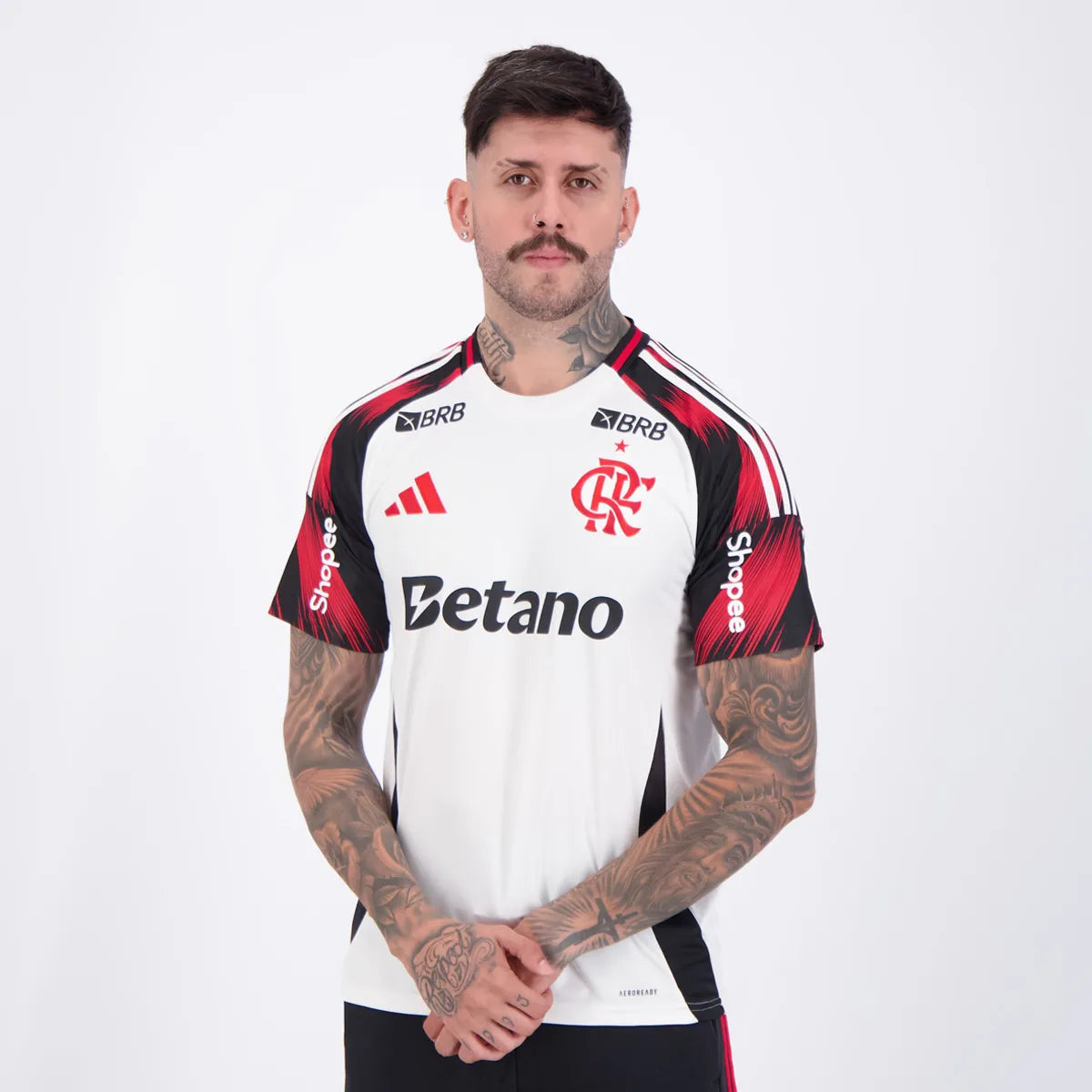 Camisa Adidas Flamengo 2025/26 II Com Patrocínios